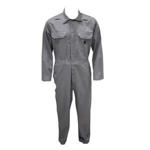 Forge FR Men’s Dark Grey Flame Resistant Full Body Workwear Coverall NEW~NWT!!